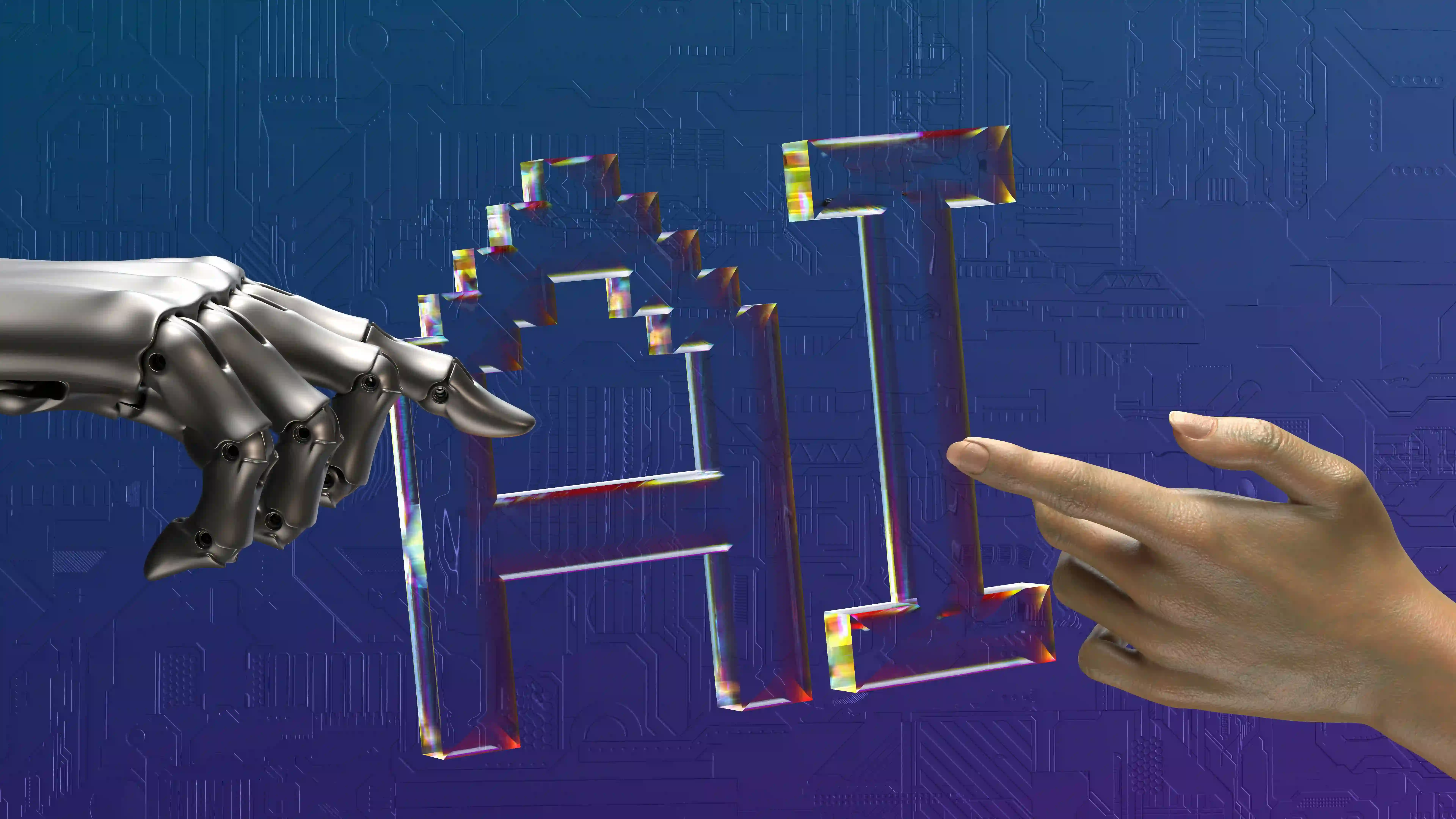 Diagram showing different types of AI and their business applications